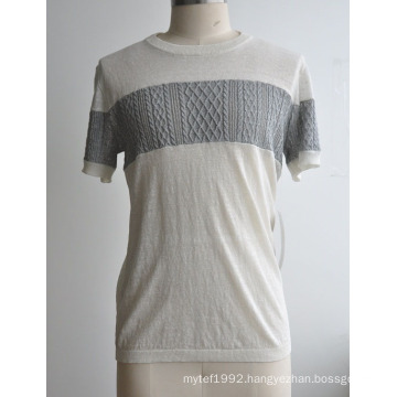 Summer Popular Short Sleeve Man Knitwear